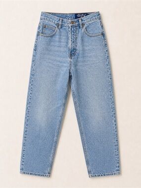 Vintage 90s Eddie Bauer Mom Jeans High Rise Light Wash Distressed Straight Leg 5